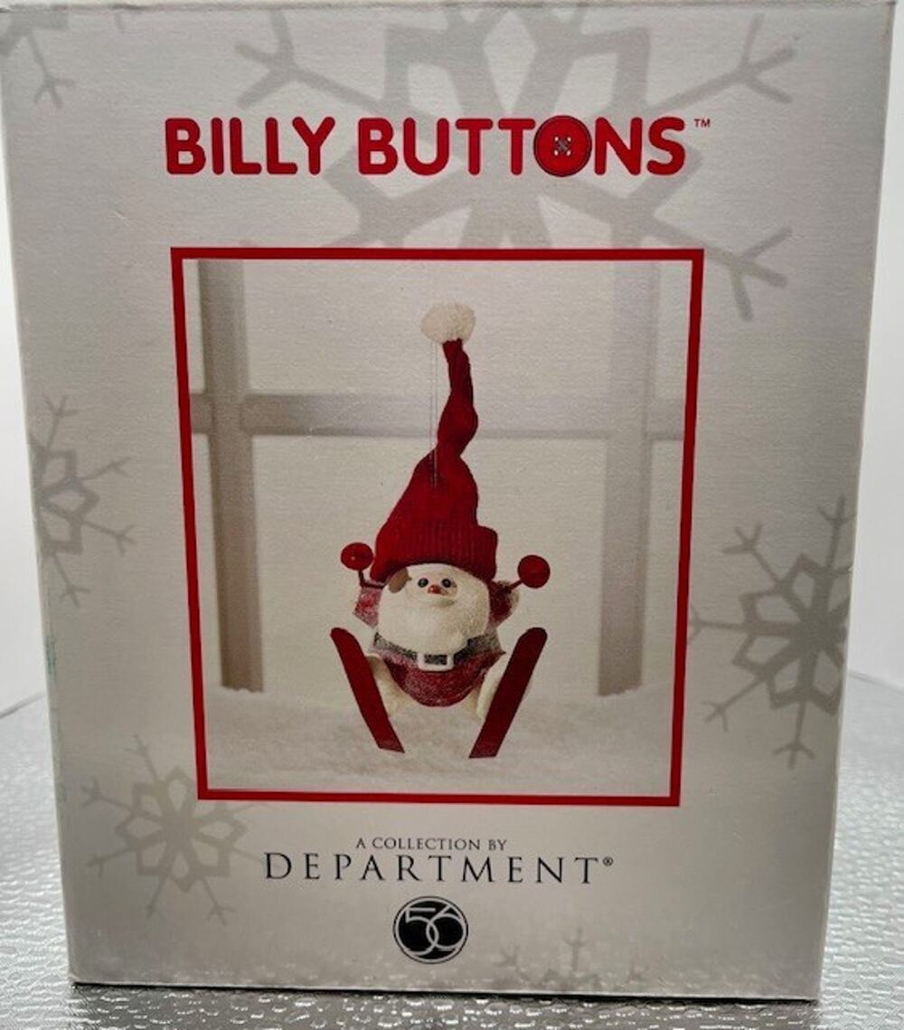 Vintage Department 56 Billy Buttons Santa Figurine Collectable